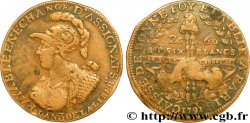 REVOLUTION COINAGE Six blancs de Montagny 1791
