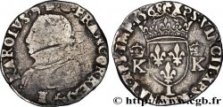 CHARLES IX Teston, 4e type 1568 Bayonne