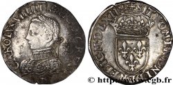 CHARLES IX Teston, 6e type 1562 Lyon