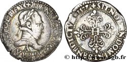 HENRY III Franc au col plat 1578 Paris