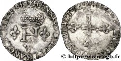 HENRI III Double sol parisis, 2e type 1583 Aix-en-Provence