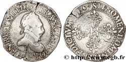HENRY III Franc au col plat 1586 Rouen