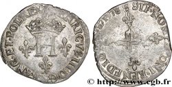 HENRI III Double sol parisis, 2e type 1578 Troyes