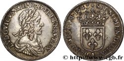 LOUIS XIII Demi-écu, buste drapé et cuirassé (2e buste de Jean Warin) 1643 Paris, Monnaie de Matignon