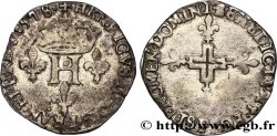 HENRI III Double sol parisis, 2e type 1578 Dijon