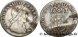 LOUIS XIII Douzième d écu, buste drapé et cuirassé (2e buste de Jean Warin) 1642 Paris, Monnaie de Matignon