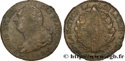 LOUIS XVI 2 sols dit  au faisceau , type FRANÇOIS 1792 Paris