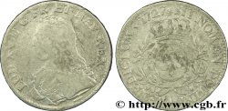 LOUIS XV DIT LE BIEN AIMÉ Écu aux branches d olivier, buste habillé 1727 Lille B+/TB