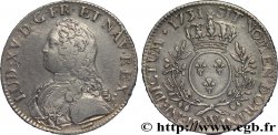 LOUIS XV THE WELL-BELOVED Écu dit “aux branches d olivier” 1731 Lille