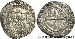 CHARLES VII LE VICTORIEUX Blanc à la couronne n.d. Villefranche-de-Rouergue