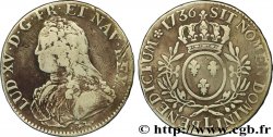 LOUIS XV DIT LE BIEN AIMÉ Écu dit “aux branches d olivier” 1736 Bayonne