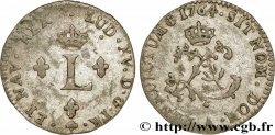 LOUIS XV DIT LE BIEN AIMÉ Double sol de billon 1764 Paris