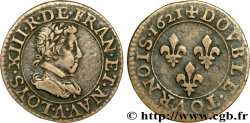 LOUIS XIII Double tournois 1621 Paris
