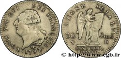 LA CONVENTION 30 sols dit au génie , type FRANÇOIS 1793 Lyon