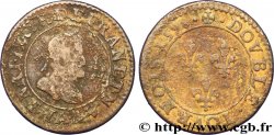 HENRI IV LE GRAND Double tournois, 1er type de Paris (légende française) 1598 Paris, Moulin des Étuves
