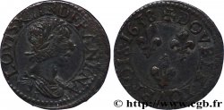 LOUIS XIII LE JUSTE Double tournois, 12e type 1638 Tours
