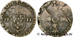 HENRI IV LE GRAND Quart d écu, écu de face, 2e type, écu de face 1603 Aix-en-Provence