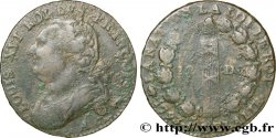 LOUIS XVI (MONARQUE CONSTITUTIONNEL) 12 deniers dit au faisceau , type FRANÇOIS 1793 Paris