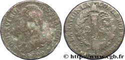 LOUIS XVI (MONARQUE CONSTITUTIONNEL) 2 sols dit au faisceau , type FRANÇOIS 1792 Montpellier