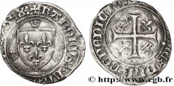 CHARLES VIII Blanc à la couronne n.d. Tours
