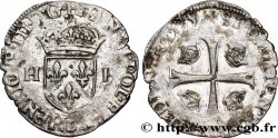 HENRI III Douzain aux deux H, 1er type 1575 Troyes