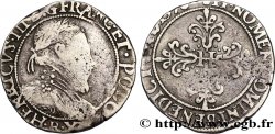 HENRI III Demi-franc au col plat n.d. Rouen