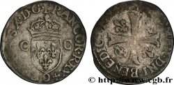 CHARLES X, CARDINAL DE BOURBON Douzain aux deux C, 2e type 1594 Riom