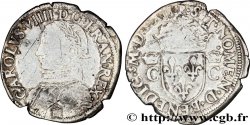 CHARLES IX Demi-teston, 2e type 1562 Toulouse