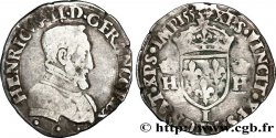 HENRI II Demi-teston à la tête nue, 1er type 1553 Limoges