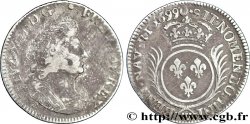 LOUIS XIV THE SUN KING Quart d écu aux palmes 1699 Lille