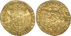 CHARLES VI LE FOU OU LE BIEN AIMÉ Écu d or à la couronne n.d. Rouen
