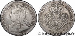 LOUIS XV DIT LE BIEN AIMÉ Cinquième d écu aux branches d olivier, buste habillé 1726 Amiens TB