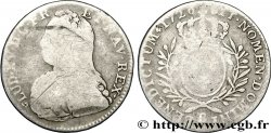 LOUIS XV DIT LE BIEN AIMÉ Demi-écu aux branches d olivier, buste habillé 1726 Rouen B