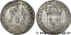 LOUIS XIII Quart d écu d argent, 3e type, 2e poinçon de Warin 1643 Paris, Monnaie du Louvre