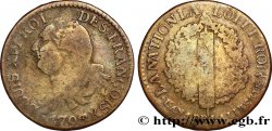LOUIS XVI 6 deniers dit  au faisceau , type FRANÇOIS 1793 Bordeaux