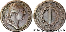 LOUIS XVI Essai 12 deniers dit au faisceau , type FRANÇOIS 1791
