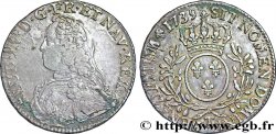 LOUIS XV THE WELL-BELOVED Écu dit “aux branches d olivier” 1739 Nantes