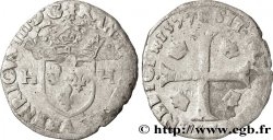 HENRI III Douzain aux deux H, 1er type 1577 Paris