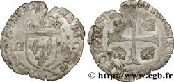 HENRI III Douzain aux deux H, 1er type 1577 Troyes