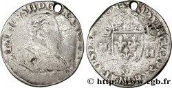 FRANCIS II. COINAGE AT THE NAME OF HENRY II Teston à la tête nue, 1er type 1560 Lyon