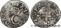 HENRI III. MONNAYAGE AU NOM DE CHARLES IX Liard au C couronné, 2e émission n.d. Lyon