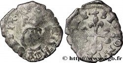 HENRY III. COINAGE IN THE NAME OF CHARLES IX Liard au C couronné, 2e émission 1575 Aix-en-Provence