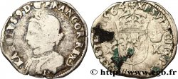 CHARLES IX Demi-teston, 4e type 1564 Bayonne