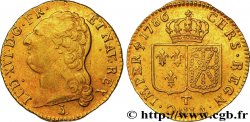 LOUIS XVI Louis d or dit aux écus accolés 1786 Nantes