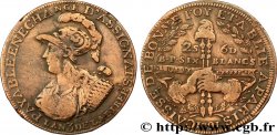 CONFIANCE (MONNAIES DE...) Six blancs de Montagny 1791 s.l. TB