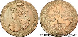 REVOLUTION COINAGE Six blancs de Montagny 1791 s.l.