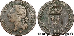 LOUIS XVI Demi-sol dit à l écu 1785 Strasbourg