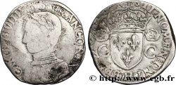 CHARLES IX Teston, 2e type 1565 La Rochelle