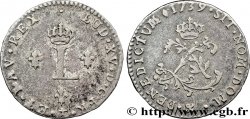 LOUIS XV DIT LE BIEN AIMÉ Double sol de billon 1739 Aix-en-Provence