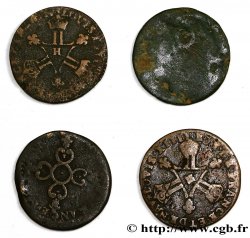 LOTTE Lot de 4 pièces de six deniers n.d. s.l.